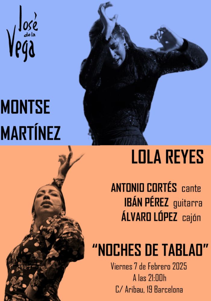 Noche de Tablao Flamenco en escuela de baile José de la Vega