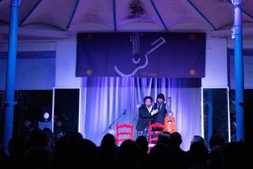 Recital de cante de Rafael Utrera en la escuela de baile José de la Vega
